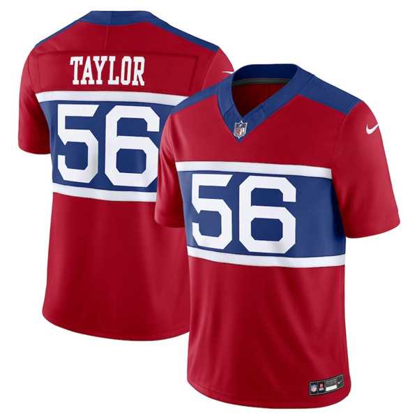 Men & Women & Youth New York Giants #56 Lawrence Taylor Century Red Alternate Vapor F.U.S.E. Limited Football Stitched Jersey->new york giants->NFL Jersey